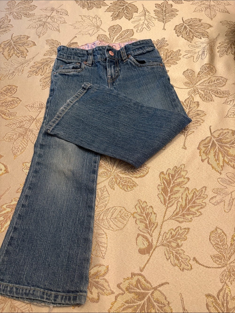 Levi’s Girls Jeans Size 5 Adjustable Waist Medium Wash